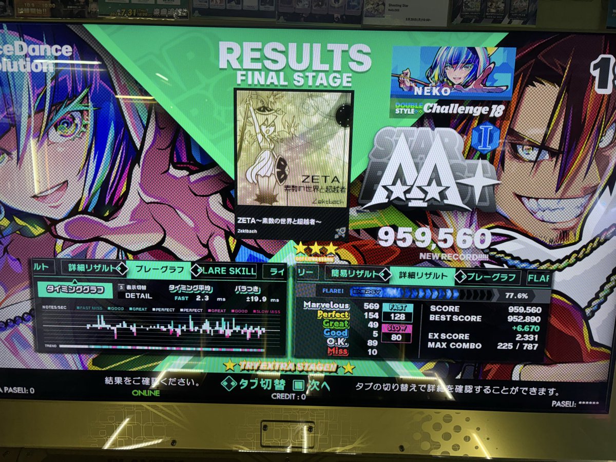 ddr_neko's tweet image. で、2クレ目で成果が持ち帰れるわけね
なんて効率がいいんだろう(麻痺)