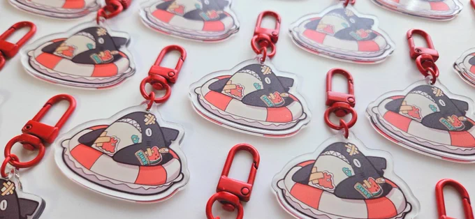 プカプカサメくん キーホルダー #デザフェス62