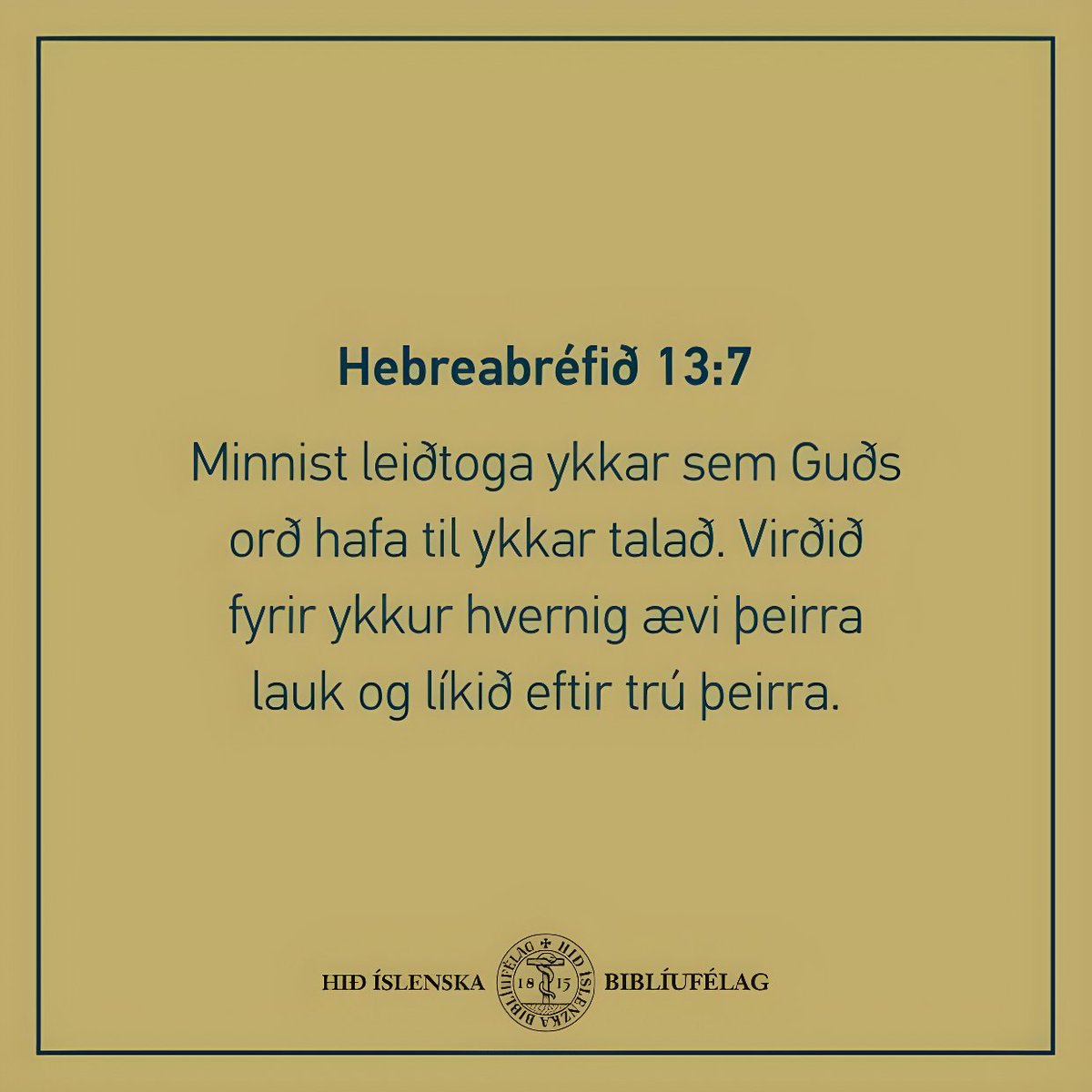 Hið íslenska biblíufélag (@bibliufelagid) on Twitter photo 