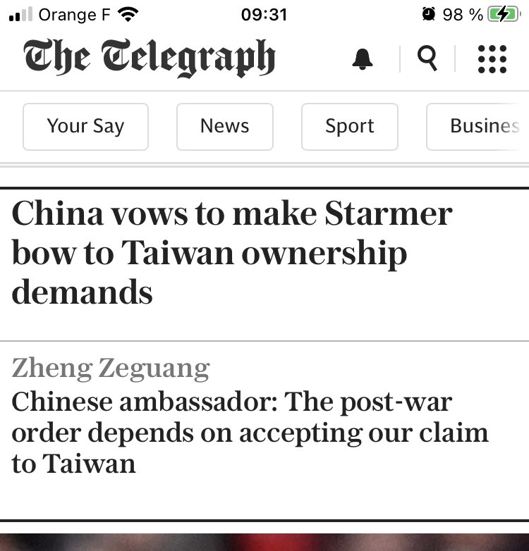Oh dear. And after the Chagos Islands, I think Starmer will give in, don’t you ⁦<a href="/lukedepulford/">Luke de Pulford</a>⁩ ?