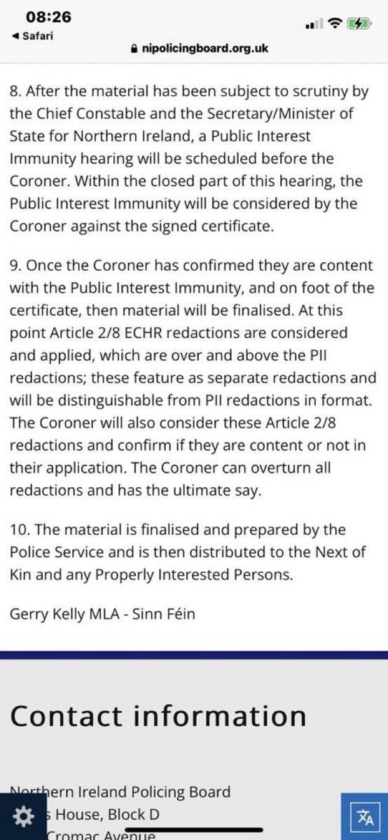 ManusSinead's tweet photo. Did the coroner know about Noah’s 3am journey?PB meeting dated 03 Feb22 GerryKelly asked a Q the response was
‘The coroner has full sight of all material held by police services regarding this investigation’ Why hide this?
#JusticeForNoahDonohoe💙
#TruthForFiona❤️
#Week279💔 https://t.co/1hEQCFzbZe