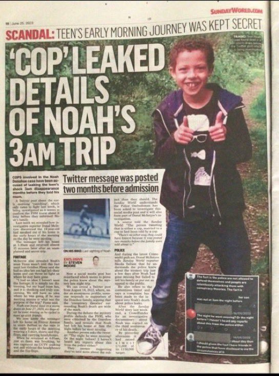 ManusSinead's tweet photo. Did the coroner know about Noah’s 3am journey?PB meeting dated 03 Feb22 GerryKelly asked a Q the response was
‘The coroner has full sight of all material held by police services regarding this investigation’ Why hide this?
#JusticeForNoahDonohoe💙
#TruthForFiona❤️
#Week279💔 https://t.co/1hEQCFzbZe
