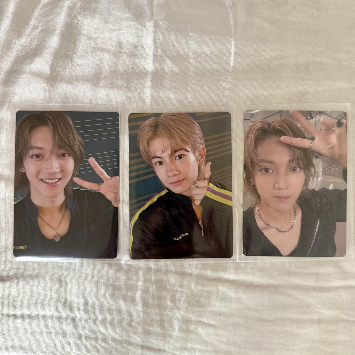 __s_besty's tweet image. THELASTPIECE ラスピ  フォトカ買取 

【譲】 タイチ ケイ 

【求】 3枚纏めての方のみ 700円➕送料110円
         250円/枚➕送料110円
         paypay支払い可能な方のみ
             
郵送のみ📮
お気軽にお声掛けお願い致します🙇🏻‍♀️✨️

#BMSG交換 #THELASTPIECE交換 #ラスピ交換 #ラスピ買取