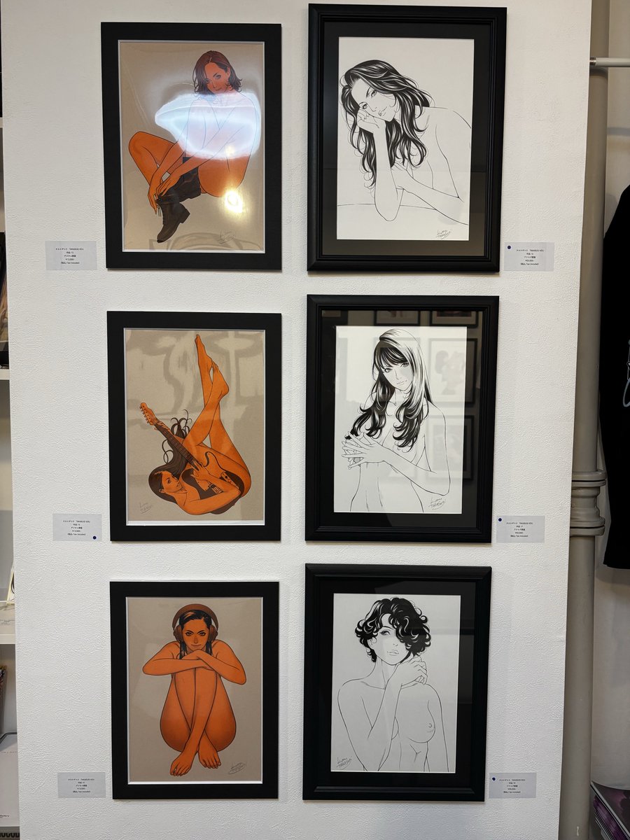 本日新宿のアナーキックギャラリー様で開催された燦花繚乱を見にいきました!

たべ・こーじ先生、タカサギコウ先生とお話しできて本当に楽しかったです。
エロ漫画家の端くれとして、素晴らしい作品を間近に見れてとても刺激を受けました!
いつか個展開けるように、精進していきます! 