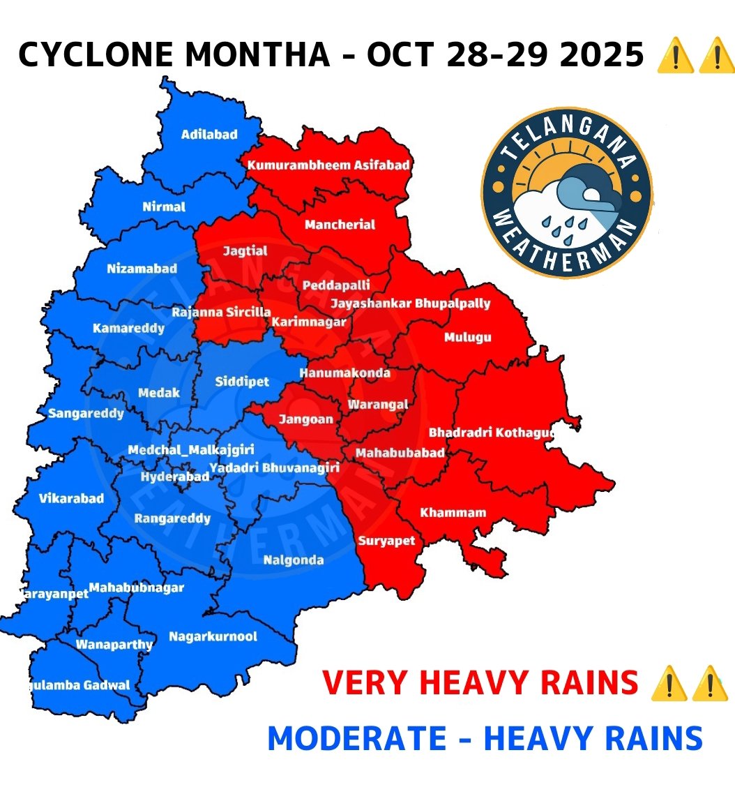 Telangana Weatherman tweet media