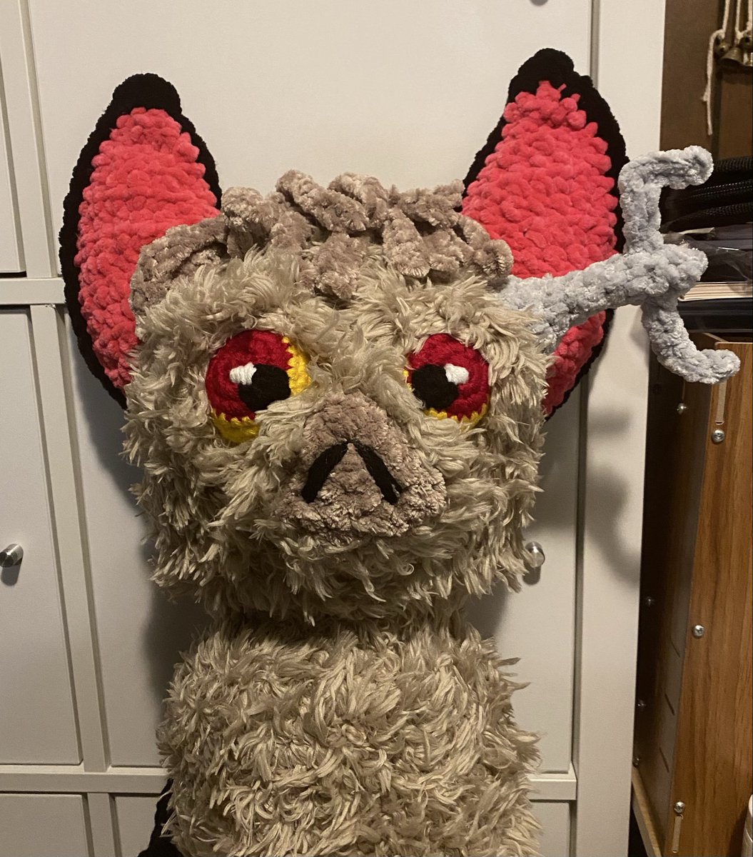 trifacetus's tweet image. Progress on the Batty Koda plushie. I just need to attach his wings, the. He will be ready for sale! #ferngully #Batty #battykoda #Battyplushie