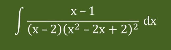 Solve without partial fractions