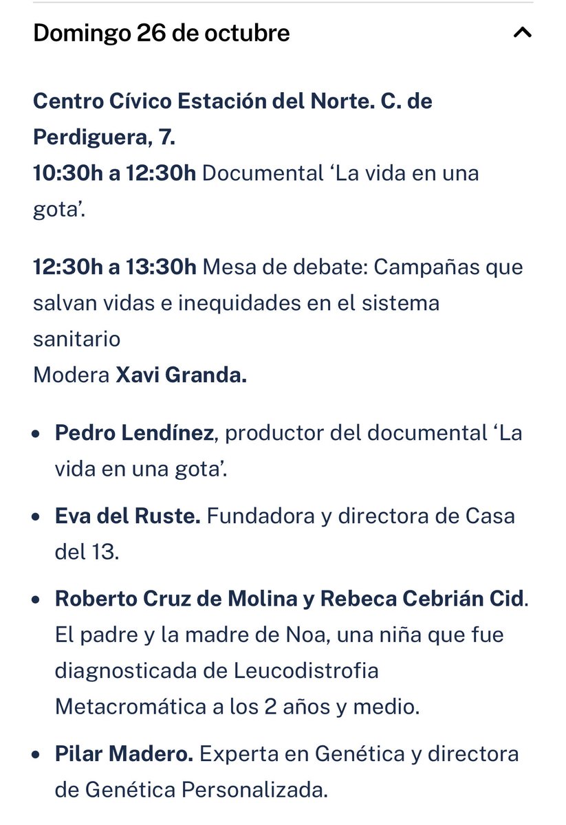 Pedro Lendinez #EnfermedadesRaras #MasVisibles tweet media