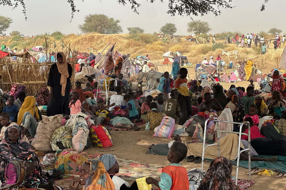 For all who thought Israel committed "genocide" &amp; created "famine." THIS is REAL GENOCIDE &amp; REAL FAMINE &amp; has nothing to do w/Jews. Where have you been? Where has the UN been? Where have the campus protesters been? Nowhere. 
We pray for the people of Darfur. We hope you do.