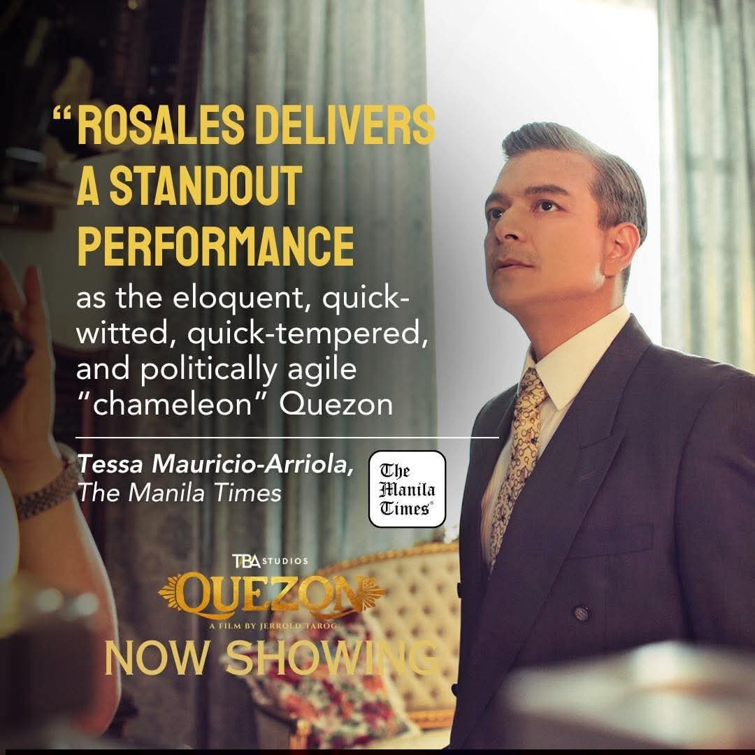 CityMallCinema_'s tweet photo. MR. PRESIDENT IS BEYOND COMMENDABLE IN #QUEZON! π₯πΏ
Tuloy-tuloy ang mga reviews! Ginalingan ni #JerichoRosales kaya manood na ng QUEZON! Showing in 216 screens nationwide! π΅π
#TBAStudios https://t.co/gaJirFSehU
