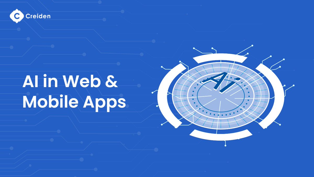 creiden's tweet image. Imagine apps that:
🔹 Recommend products or solutions customers will actually love
🔹 Offer 24/7 smart chat support
🔹 Personalize user experiences in real time
🔹 Predict trends to help you make better decisions
At Creiden, we integrate #AI into your #web and #mobile solutions.