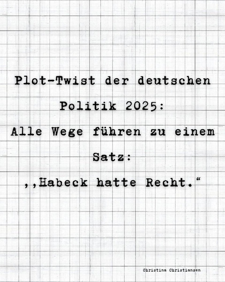 Und nochmal, zum mitschreiben #HabeckhatteRecht