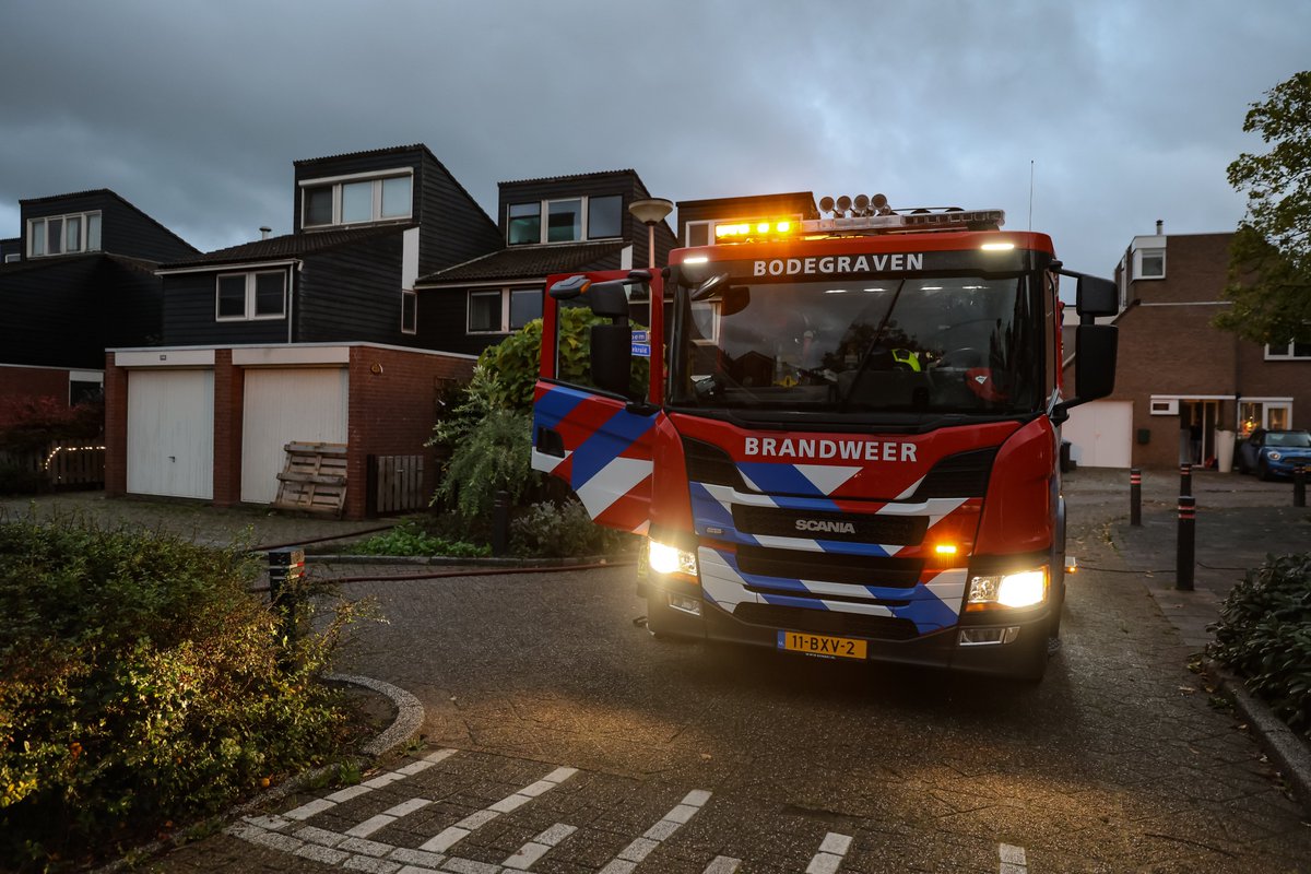 Woningbrand in Bodegraven