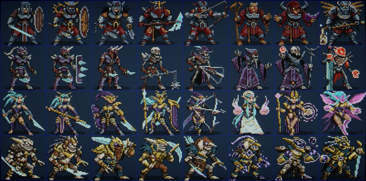 ReadyJoeOficial's tweet image. how my project started a month ago!!! / now in the present day  #pixelart #gamedevelopment #gamedevs