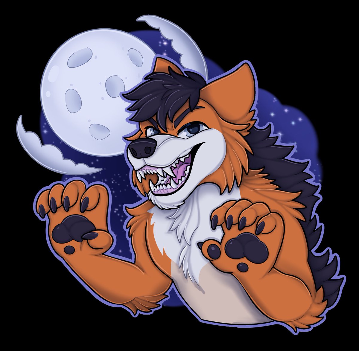 2 more werewolf YCHs!! Reminder these are still available for $55 until November 1st! 🐺