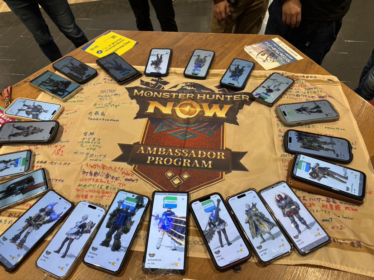 yamayamaMHNCA's tweet image. イオンモール広島府中にご参加頂いた皆さん！
ありがとうございました😆
今回はみんなで３５５０匹狩ることができました❗️
・毎回来てくれる方
・勇気を出して初めて参加してくれた方（高校生含む）
・呉市、岩国市、東広島市からわざわざ来てくれた方