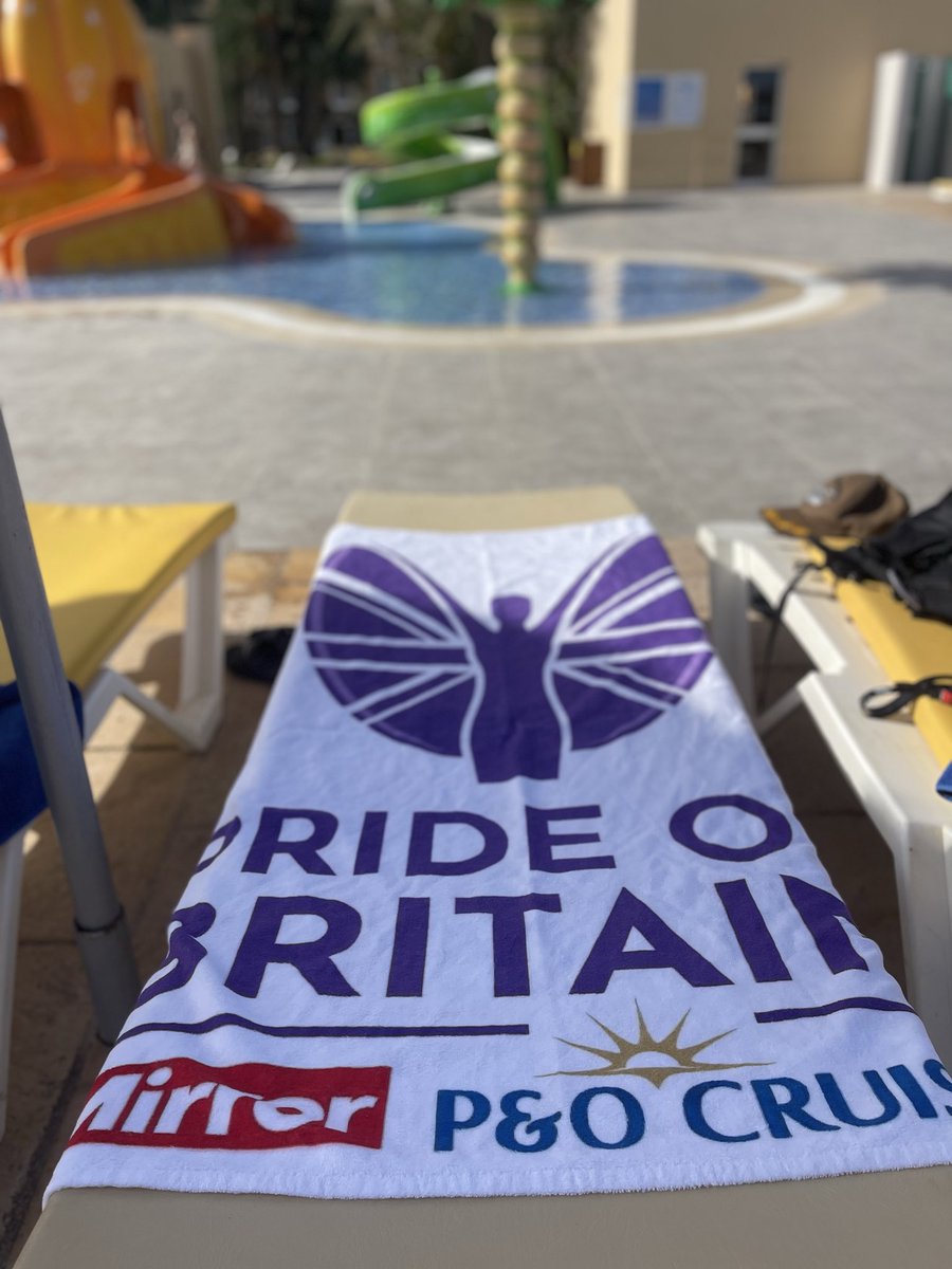 The best beach towel in the world, fact🏆
<a href="/PrideOfBritain/">Pride of Britain</a> <a href="/pandocruises/">P&O Cruises</a> <a href="/DailyMirror/">The Mirror</a> <a href="/carolvorders/">Carol Vorderman</a> 
#LimitedEdition #PoB #PoB2025