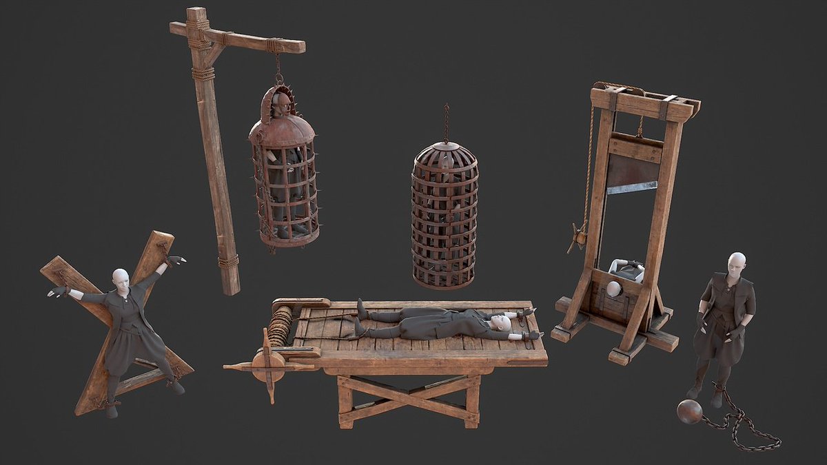 3DShapesStudio's tweet image. 🔥 It’s finally here!
Medieval Punishment & Torture - Props Pack just dropped on @fab👉fab.com/s/4411b67689b2
Step into the dark side of the medieval era with this high-quality AAA collection.
Includes:
#Unity & #Blender formats ✅
Unreal Engine version coming soon!
#gamedevs