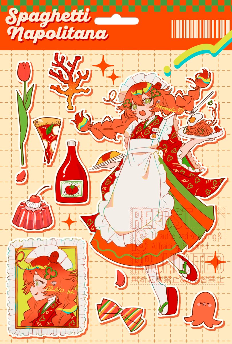 ナポリタンちゃん🍝
#oc