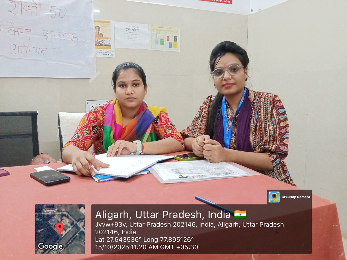 Radio_Narad's tweet image. 🎙️Smart NGO के अभियान “Sehat Sahi Laabh Kai” के तहत
RJ Yashi (Radio Narad 90.4 FM) ने Iglas CHC में
Dr. Prachi Agrawal से की बातचीत👩‍⚕️
#SmartNGO #SehatSahiLaabhkai #MissionShakti  #WomenHealth
@ngo_smart @jpbansi @JPNadda @MoHFW_INDIA @MIB_India @BMGFIndia @UPGovt @UP_Swasth