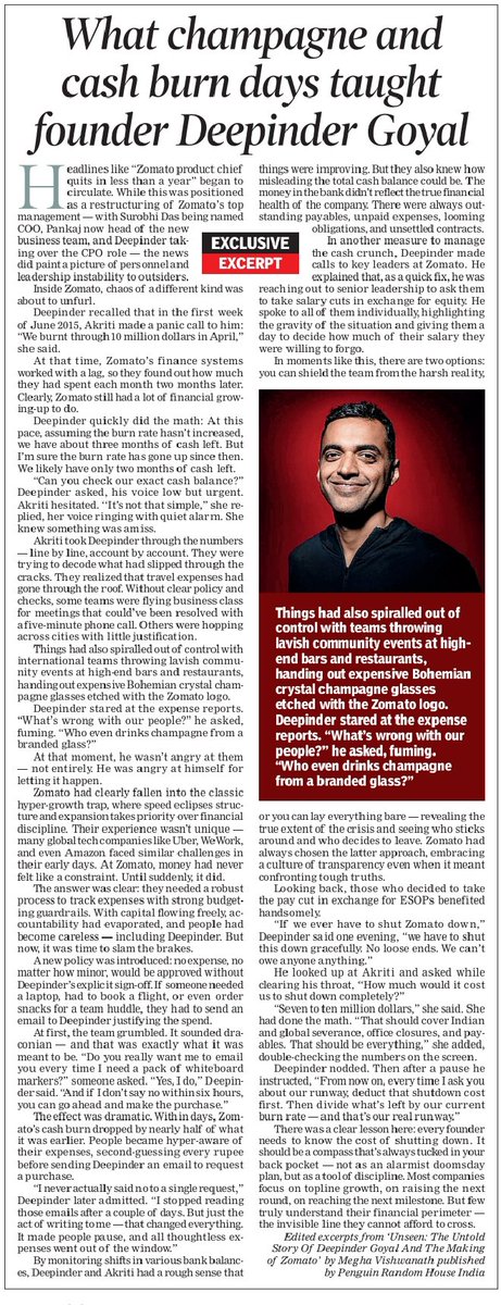 The <a href="/deepigoyal/">Deepinder Goyal</a> story that has bubbles and balance sheets! Read this exclusive excerpt from a new book by <a href="/MeghaVishwanath/">Megha Vishwanath</a> <a href="/PenguinIndia/">Penguin India</a>