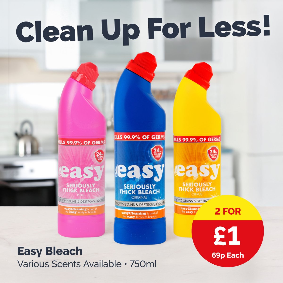 Poundstretcher1's tweet image. This is definitely one deal you'll clean up with 😏

#specialoffer #multibuy #deal #poundstretcher