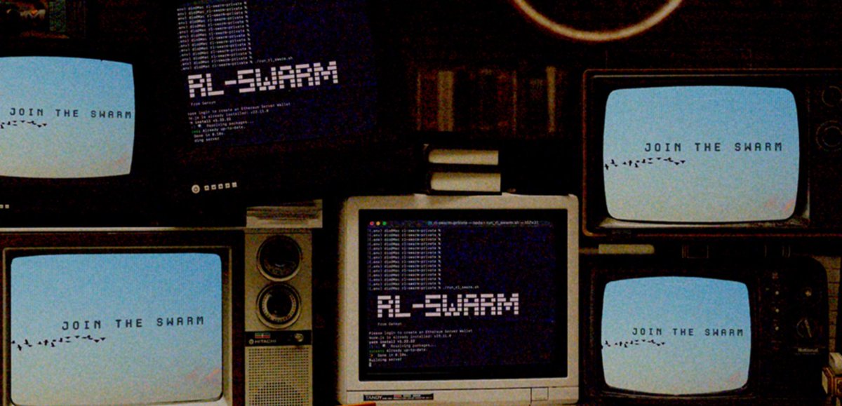 RL Swarm: Collaborative Reinforcement Learning for Everyone
<a href="/gensynai/">gensyn</a> 

Most AI today trains in isolation. One model, one dataset, one output. But what if AI models could learn together like humans do debating, critiquing, and improving each others answers

That’s the idea behind