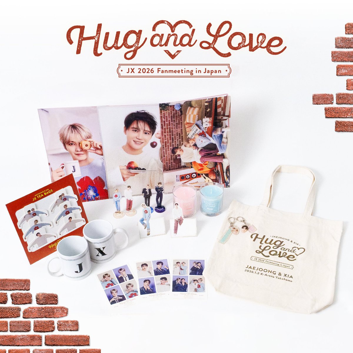 JX 2026 JAPAN FANMEETING 'Hug & Love'】 公式グッズを一部ご紹介