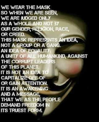 XyxvYella's tweet image. We are #Anonymous 

We dont Forgive 
We dont Forget 

We are Legion