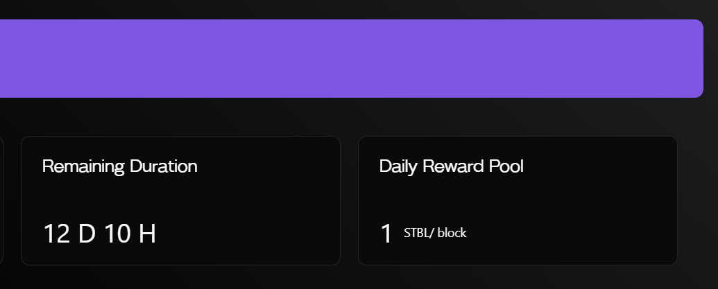 I don't like the website , I don't know exactly where its budget coming from and how much it will last but I am farming $STBL MFS