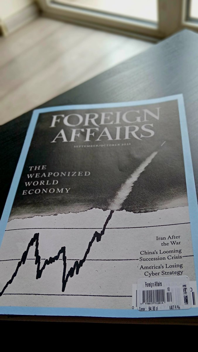 sunday mornings are meant for reading <a href="/ForeignAffairs/">Foreign Affairs</a>