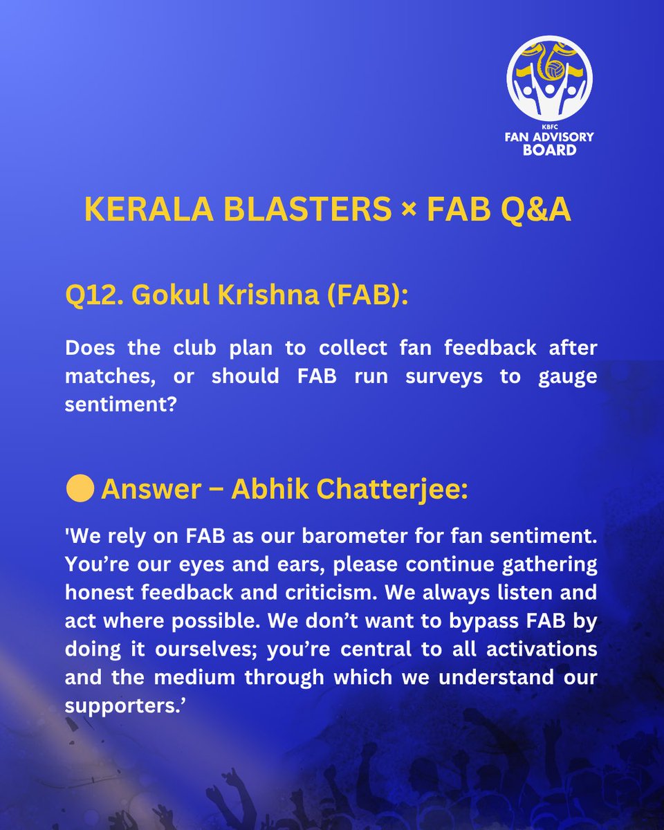 fab_kbfc's tweet photo. “Heartbeats”
Question 12/16:
#FABKBFC #FanAdvisoryBoard #KeralaBlasters #KBFC #FAB #LouderTogether https://t.co/Xruzszgohe