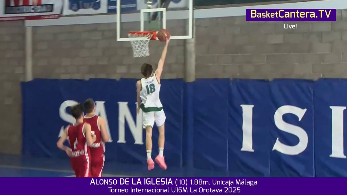 Nuevo VÍDEO: Highlights ALONSO DE LA IGLESIA ('10) 1.88m. <a href="/CanteraUnicajaC/">Cantera UnicajaCB</a>  Torneo Internacional U16M Villa de La Orotava. VER VÍDEO:  basketcantera.tv/video/5457/alo… - Narración <a href="/tommyRguezC/">Tommy Rodríguez</a>  VÍDEO by BasketCantera.TV