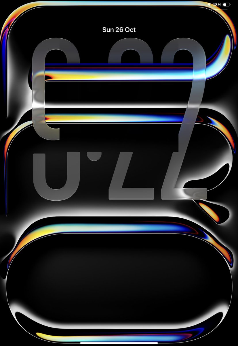 pswright80's tweet image. Random #iPadOS26 bug @Apple always happens when unlocking screen