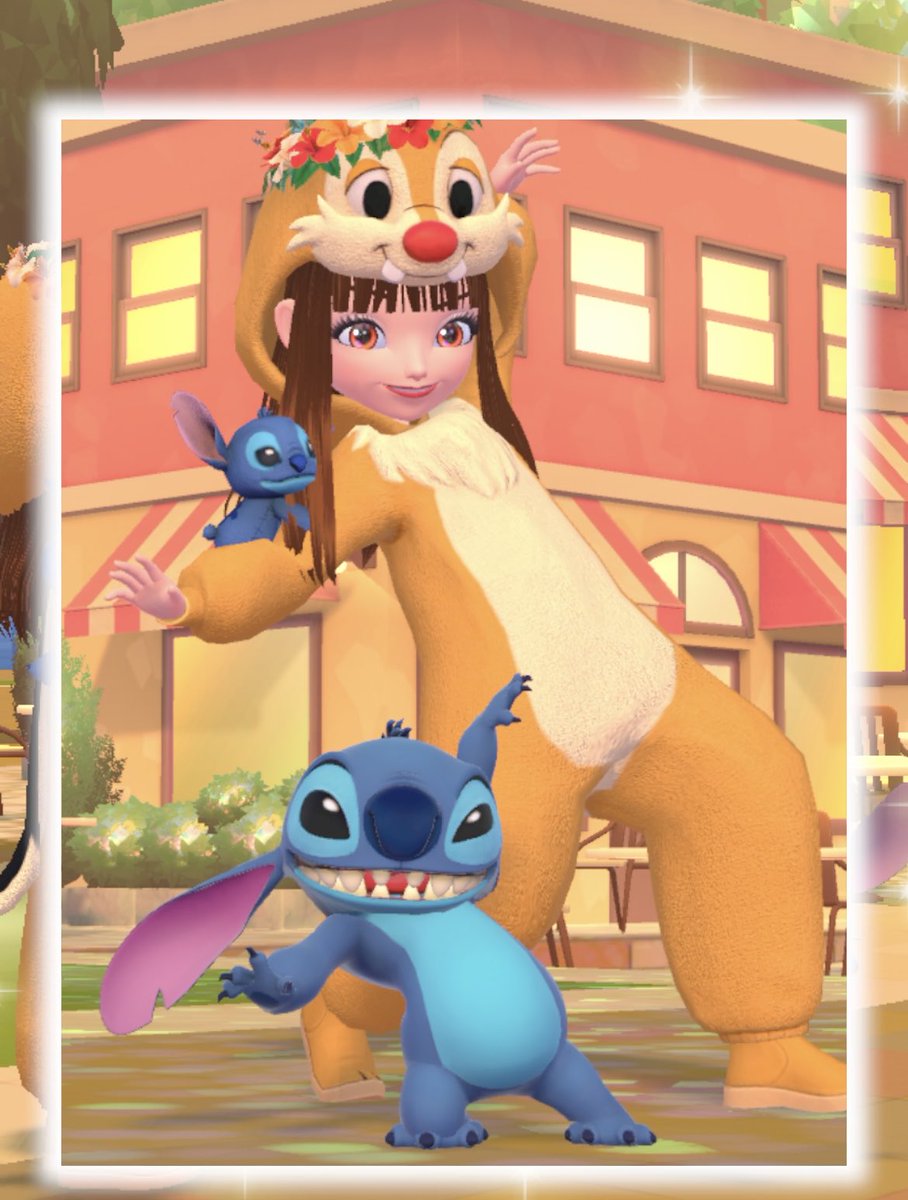 チデです(*^^*) 元気に動くチップとデールがかわいい🐿🐿³₃³₃ アニメーション