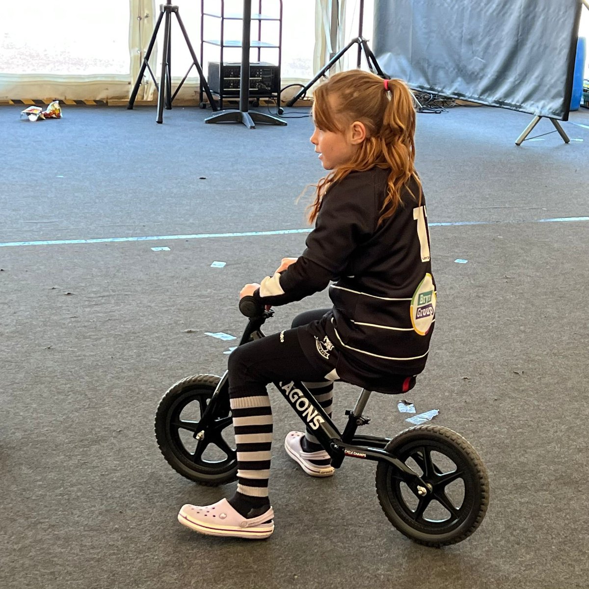🐉Community | Cycle Champs

Great to see Cycle Champs
with their awesome Dragons balance bikes yesterday at Rodney Parade.

Our young <a href="/dragonsrfc/">Dragons RFC 🐉</a>  fans had great fun trying them out .

Head over to cyclechamps.com to see their full range 🏉🚴

<a href="/RhodriWillss09/">Rhodri Williams</a>