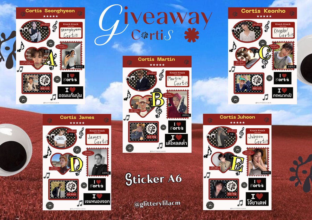 glitterylilacm's tweet photo. (  pls rt  ) สุ่ม���เจก 3 คน! 🧒🏽🎱
(สามารถเลือกเมมได้) ( ออกเเค่ค่าส่ง ) (สุ่มหลังสั่งผลิตเเล้ว)

preorder open now! - 8 Nov 
click to order : https://t.co/bKawpBjdBd

Sticker : 1 ea / 20 bath 
Postcard : 1 ea / 8 bath

📮shopping : 35 bath only

#ตลาดนัดcortis #cortis https://t.co/Qry1USsy6L