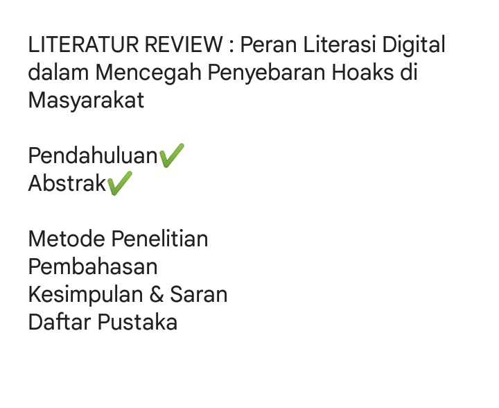Jeonwonuhae's tweet image. Need Joki buat artikel dengan judul di bawah. Bagian Metode penelitian sampai Daftar Pustaka.
Buat tabel analisis isi 5 Jurnal aja.
Maksimal 8 halaman, bisa kurang.
Sebut fee #zonauang #zonajajan