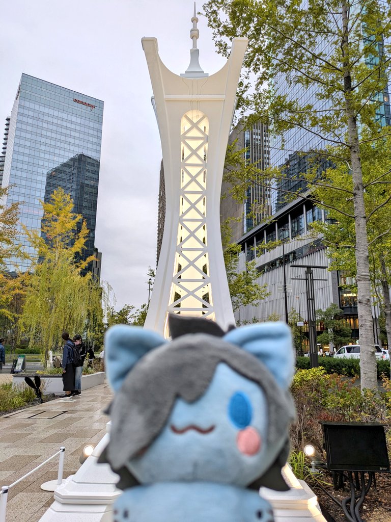 ぽんちゃん、ポケモンがいっぱいいるね
あいにくの雨だったけど大丈夫だったかな？
#れるぽんず