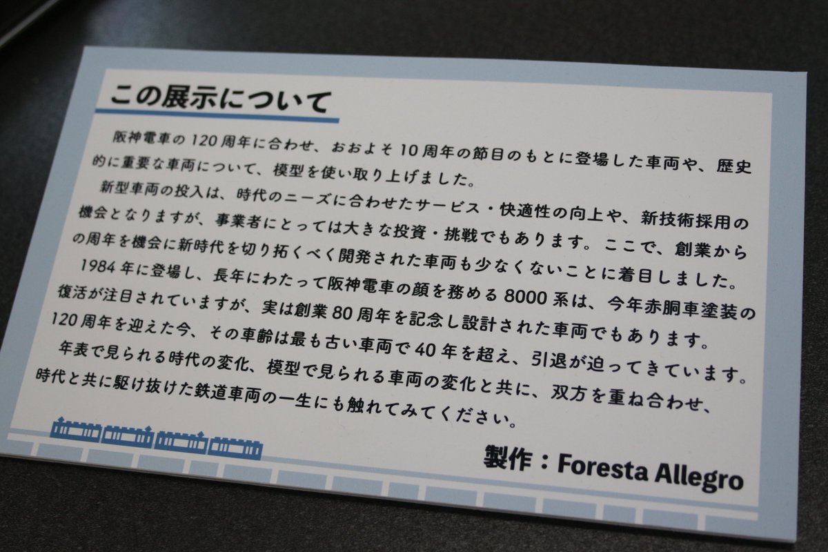 HitoMachi_142's tweet photo. イベント企画・運営に携わった
赤胴車マルシェ実行委員会様及び、
「Foresta Allegro」の皆様、
阪神電車様など全ての方々、素敵な場を設けて
頂きありがとうございました！ https://t.co/EuWFT8wgDc