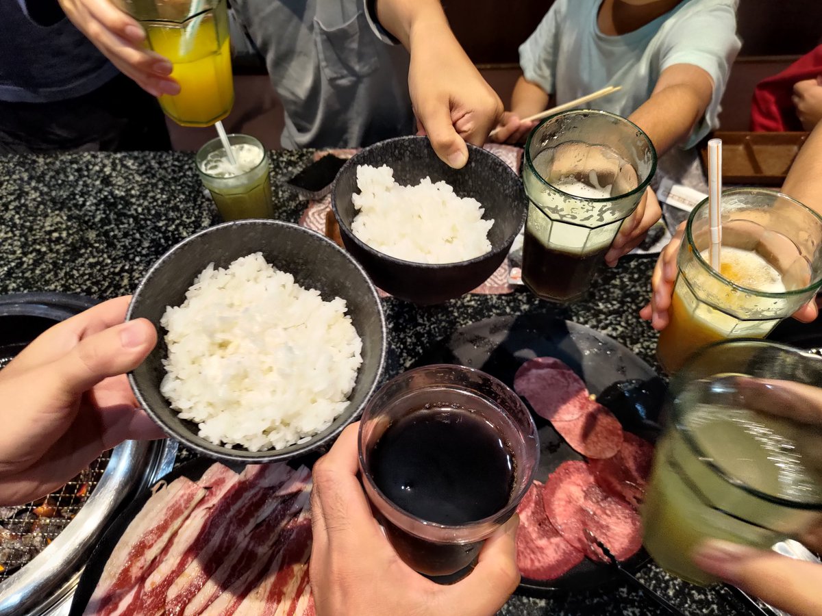 本日はNANYO CUPベイブレード交流会＆ミニ四駆走行会ありがとうございました！

打ち上げ肉😋
ベイ回したからね💪