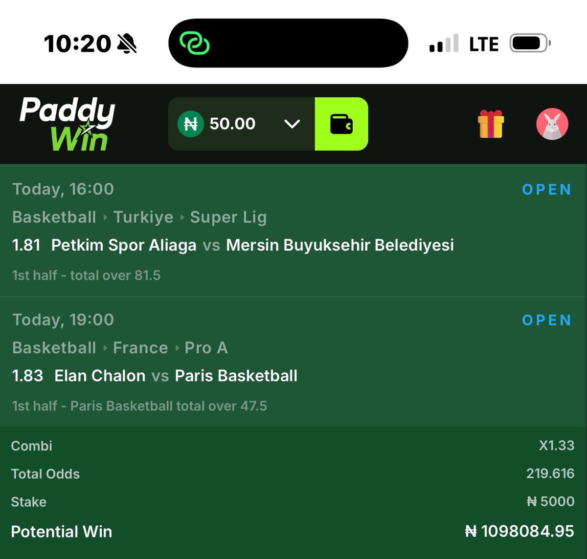 200 odds BASKETBALL on #Paddywin

Bet code 👉 A19DF2F

Register here  👉 paddyplay.com/ta822fe4c

📌 How to load code on #Paddywin 
Go down , click on Sports .. then click on betslip 💯