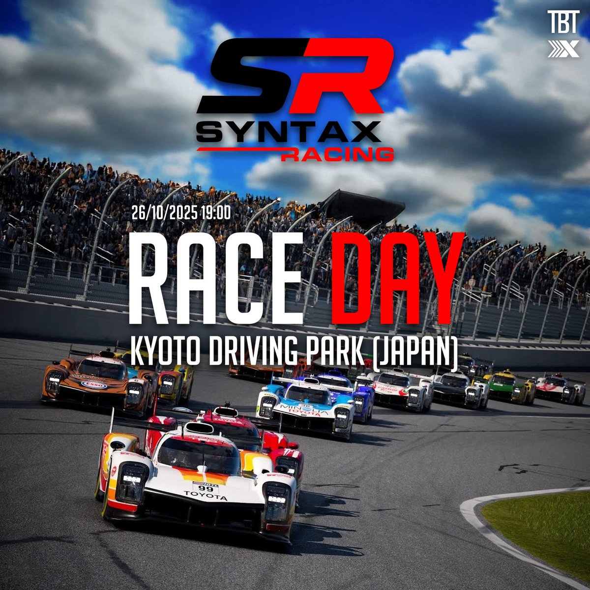 TeamSyntaxOffi's tweet image. 🏁Syntax Racing will be on the grid at 19:00🏁

Driver: Justin