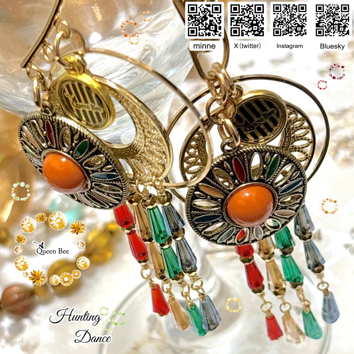 k68253449's tweet image. 私の止まらない空想世界を表現できる🙌🐝👑
ハンドメイドもアクセサリーも大好きだ!
#ハンドメイドって楽しいね
#アクセサリー