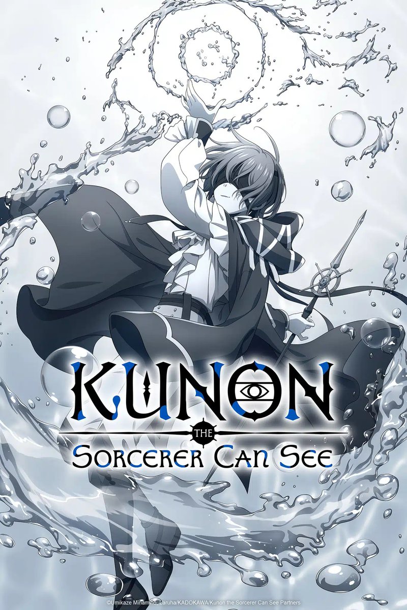 A blind sorcerer's extraordinary quest! ✨👁️ The anime Kunon the Sorcerer Can See premieres in January 2026 and will be simulcast on Crunchyroll! 

toonpoor.com/2025/10/kunon-…

#KunonTheSorcererCanSee #MajutsushiKunonWaMieteiru #AnimeNews #NewAnime #Crunchyroll #FantasyAnime #Isekai
