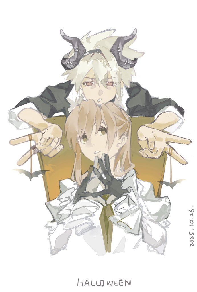 _水音ツ (@olintsu7382) on Twitter photo trick or treat🎃 #souleater trick or treat🎃 #souleater