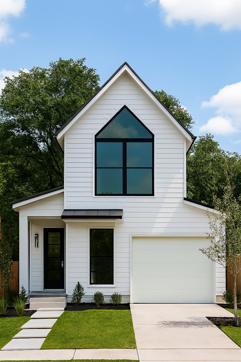 NiceTilapia's tweet photo. 4 bedroom house with gable roof and solar panels on top roof. https://t.co/Ejn8LPvex2