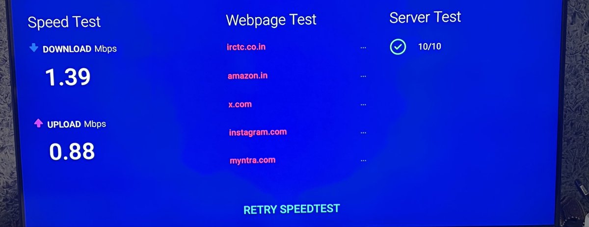 HarshilTurakhia's tweet photo. @reliancejio - I am not sure if this this the correct handle but if this is getting to the right eyes, please see the kind of speed you are serving to your customer who has been using your service for more than 5 years…. Is this the kind of speed we deserve ?
@JioCare @jiotvplus https://t.co/U7gH4LGBgZ