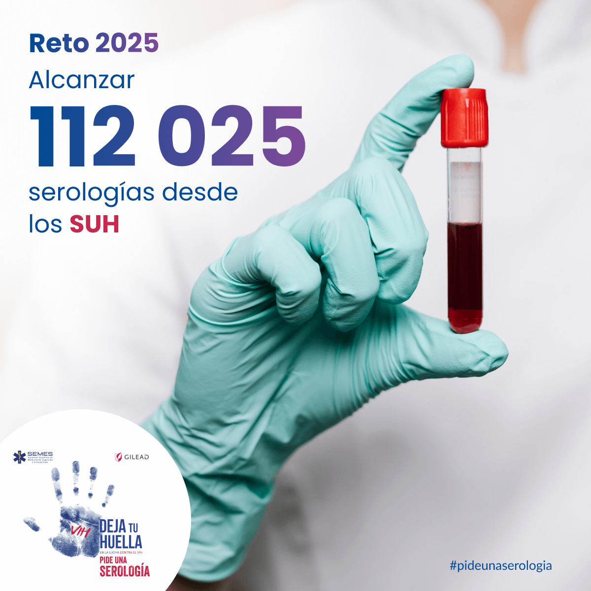 SEMES_'s tweet photo. ⏳ Entramos en el último trimestre del año.
El reto de #DejaTuHuella sigue en pie… y aún podemos alcanzarlo.
Con tu ayuda, lo lograremos.
Pide una serología.
https://t.co/SR76PH60LT
#DiagnósticoPrecoz #VIH #Reto2025 https://t.co/1xG6TQTBCH