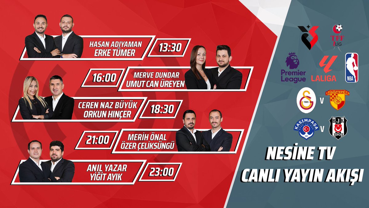 Nesinecom's tweet photo. Yorumcularımız, 13.30 - 00.45 seansındaki maçları Canlı İddaa'da değerlendiriyor.
#nesine #iddaa #süperlig #tff1 #premierlig #laliga #ElClásico
🚨 Canlı Yayını İzlemek İçin ⬇️
https://t.co/ZNeW81DejY https://t.co/Yg4I8HDg88